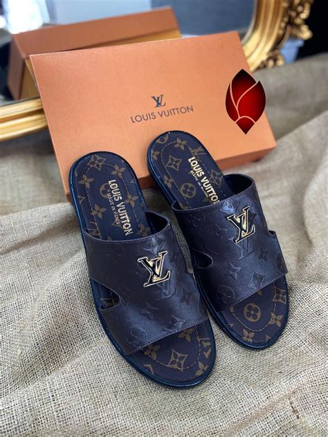 lv slippers men|louis vuitton slippers men.